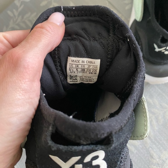Y-3 KAIWA HIGH TOP SNEAKER SIZE 7-7.5 - Picture 5 of 7